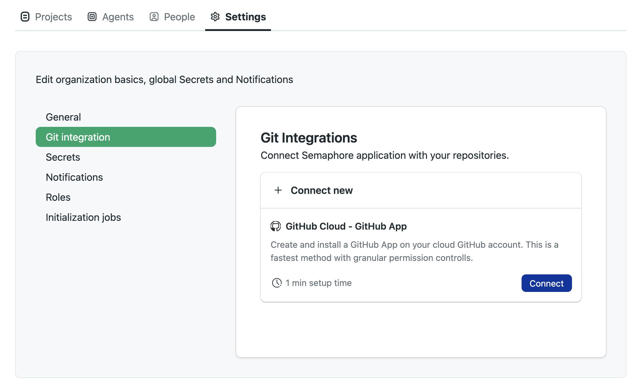 Connect GitHub Integration