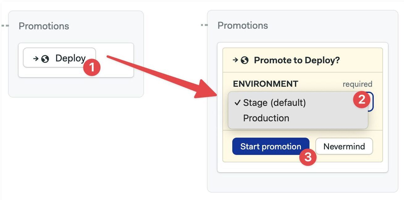 Selecting a parameter value from options