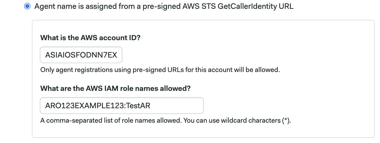 Configuring AWS STS names